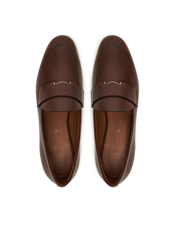 Max Mara Max Mara Nizki čevlji Regentmoc 2524526071600 Rjava