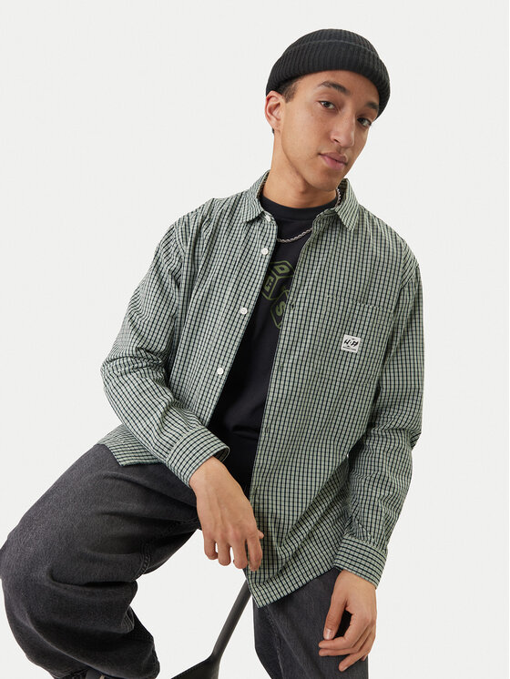 DC Shoes DC Shoes Koszula Game OnEDYWT03263 Zielony Regular Fit