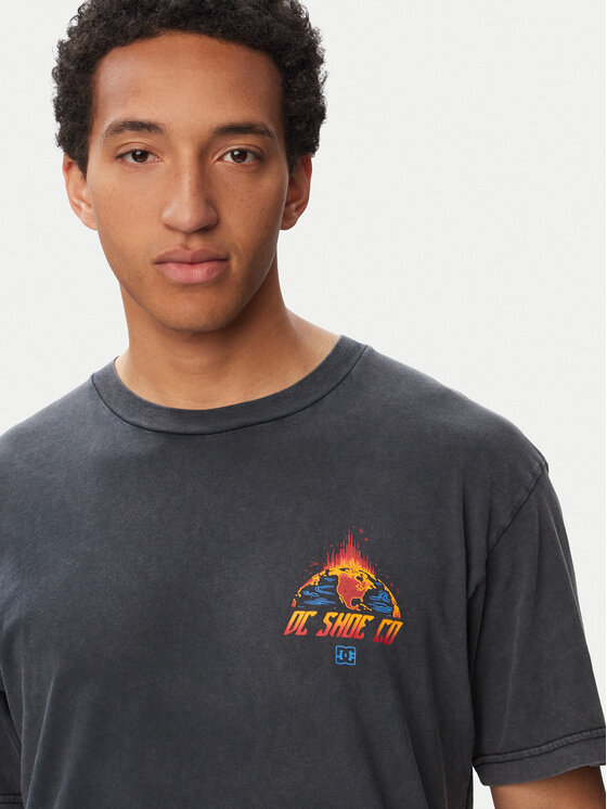 DC Shoes DC Shoes T-Shirt Free Fall ADYZT05466 Μαύρο Regular Fit