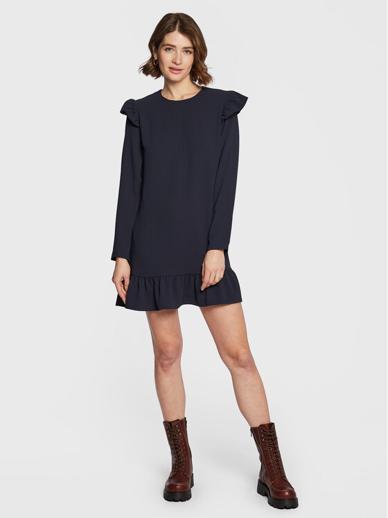 Pepe Jeans Pepe Jeans Koktel haljina Dorothy PL953123 Tamnoplava Regular Fit