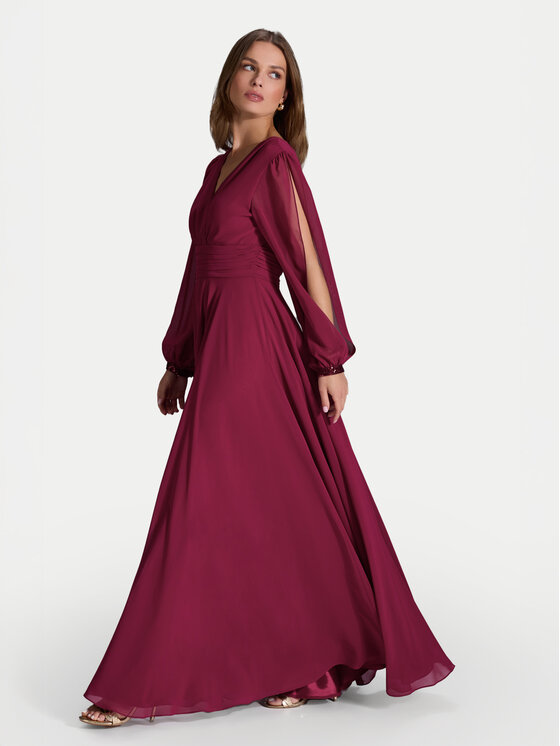 Swing Swing Rochie de seară 5AI17100 Vișiniu Regular Fit