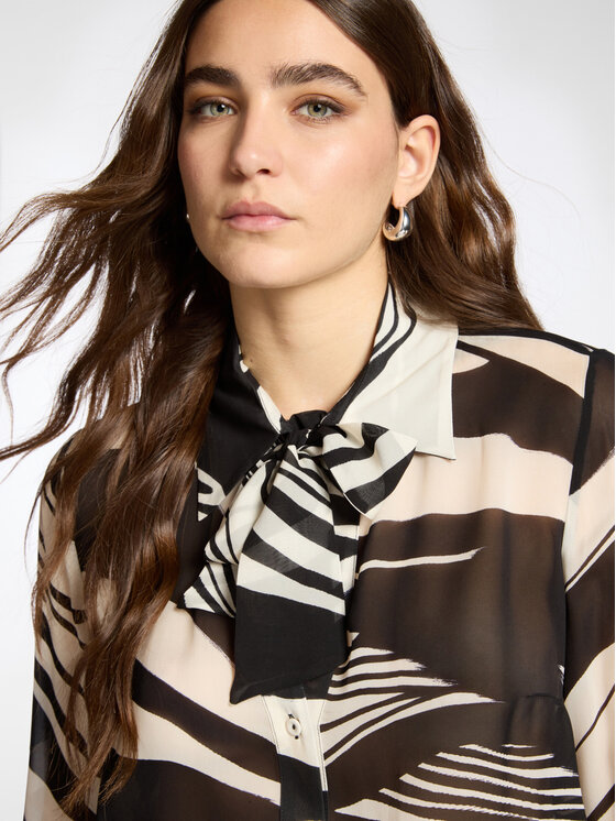 Elena Mirò Elena Mirò Camicia 5007P000300N001 Nero Regular Fit