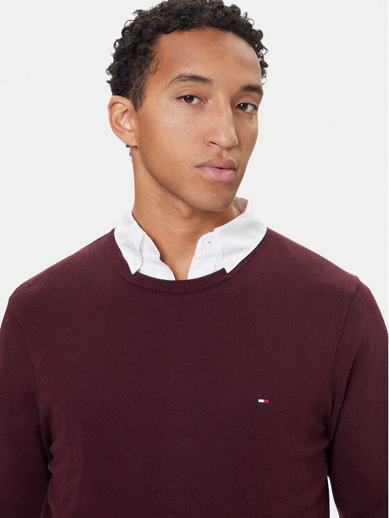 Tommy Hilfiger Tommy Hilfiger Светр Essential Ssnl MW0MW39999 Бордовий Regular Fit