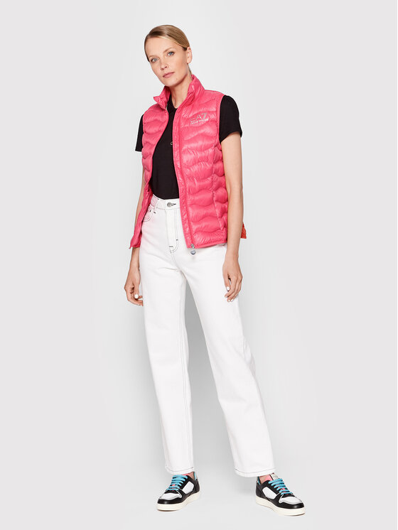 Gilet 8NTQ08 TN12Z 1410 Rosa Slim Fit