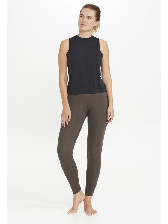 Athlecia Athlecia Koszulka techniczna Laimeia Seamless Czarny Relaxed Fit