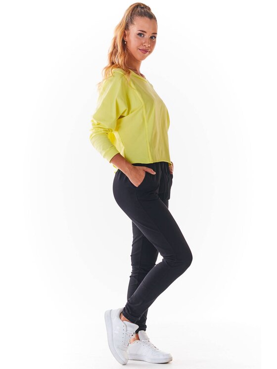 Infinite You Infinite You Bluzka M234 Żółty Basic Fit