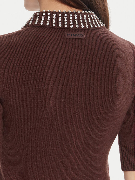 PINKO PINKO Maglione Emilia 105745 A2S4 Marrone Regular Fit