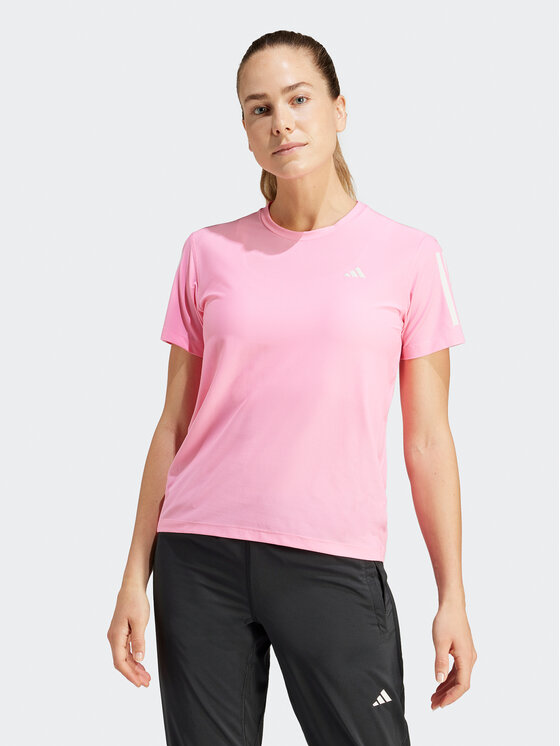 adidas Funkčné tričko Own The Run IN1592 Ružová Regular Fit