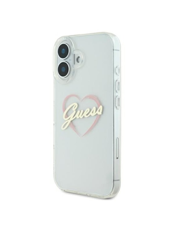 Etui na telefon Guess, Przezroczysty, Apple iPhone 16 Plus
