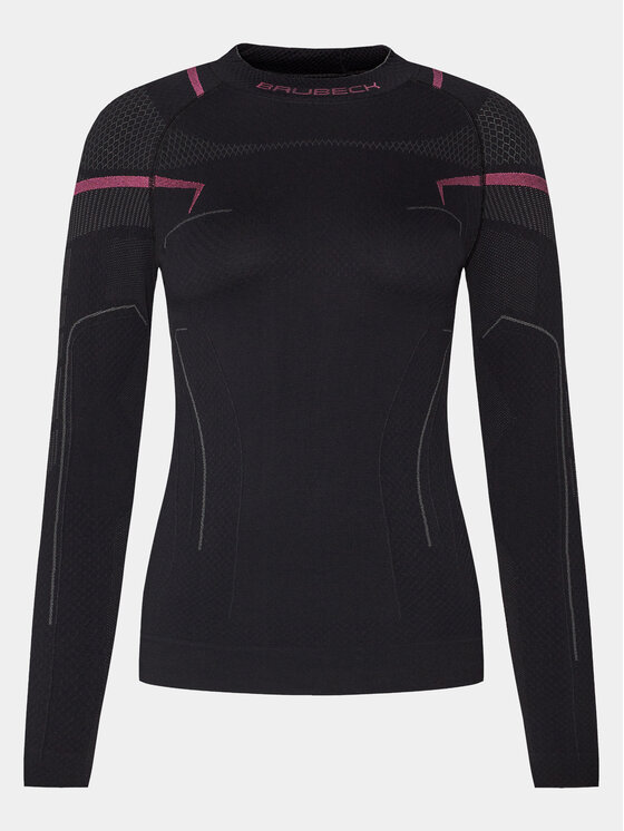 Brubeck Brubeck Termoaktyvus apatinis trikotažas, viršus LS1310W Juoda Slim Fit