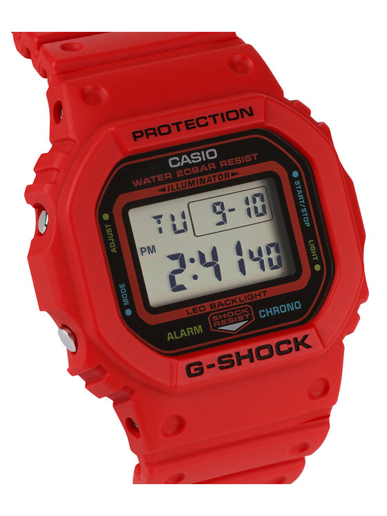 Casio Casio Bransoletka DW-5600EP-4ER Czerwony