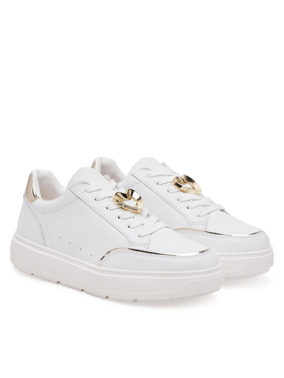 LOVE MOSCHINO LOVE MOSCHINO Sneakersy JA15214G1MIA610A Biały
