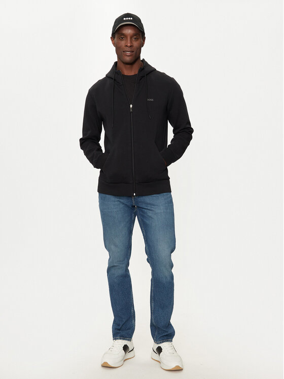 BOSS Boss Bluza Saggy 50506161 Czarny Regular Fit