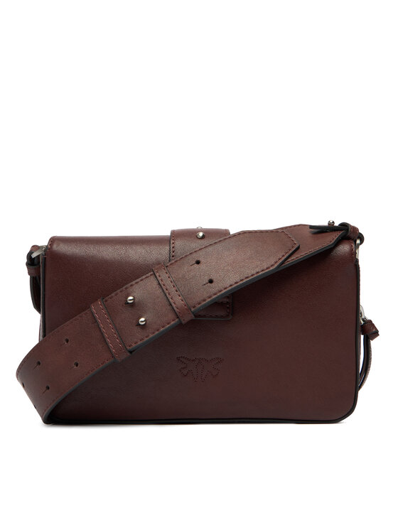 PINKO PINKO Handtasche Love One Slouchy Zip Mini AI 25-26 PLTT 105345 A2JG Braun