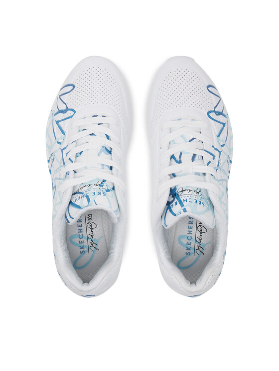 Skechers Skechers Сникърси Uno - Spread the Love 155507/WBL Бял