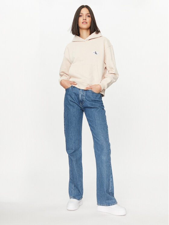 Calvin Klein Jeans Calvin Klein Jeans Μπλούζα J20J222732 Μπεζ Regular Fit