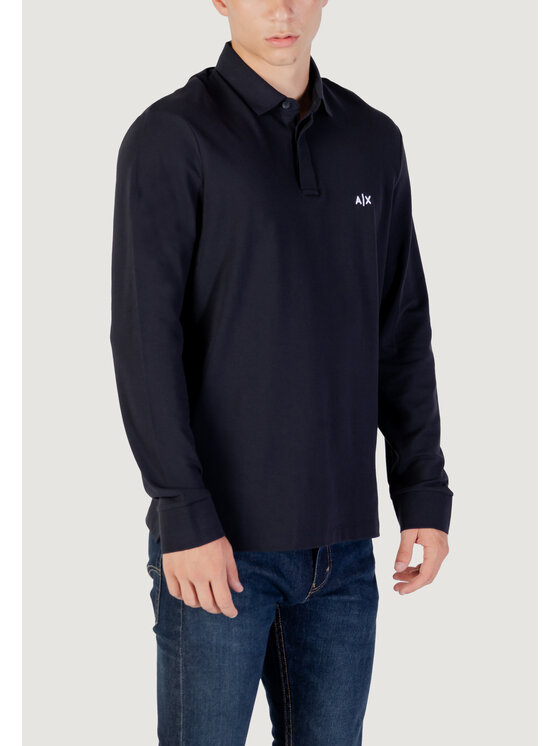 Armani Exchange Armani Exchange Polo XM001288 AF17321 Niebieski Casual Fit