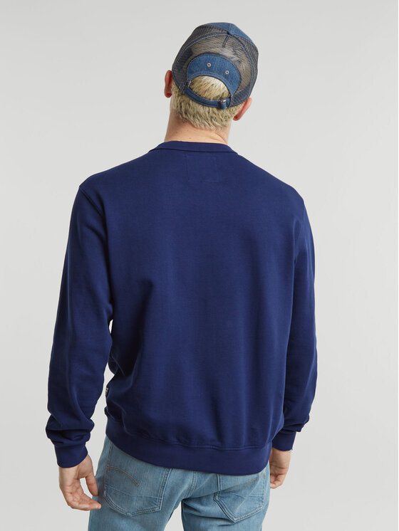 G-Star Raw G-Star Raw Bluza Circle D25100-D257 Niebieski Regular Fit