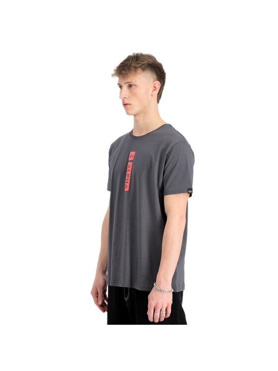 Alpha Industries Alpha Industries T-Shirt AI.146509-684 Szary Regular Fit