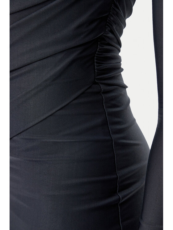 PINKO PINKO Koktejlové šaty 104838 A2H1 Z99 Čierna Slim Fit