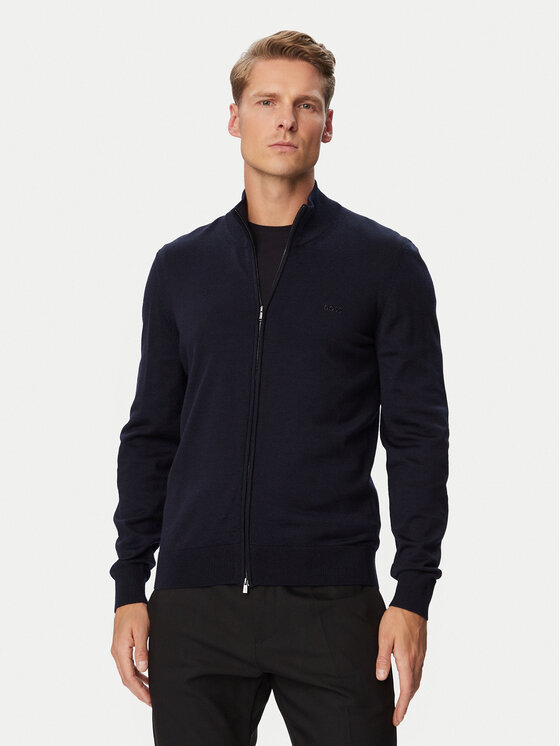 BOSS BOSS Кардиган H-Balonso-L 50571915 Тъмносин Regular Fit