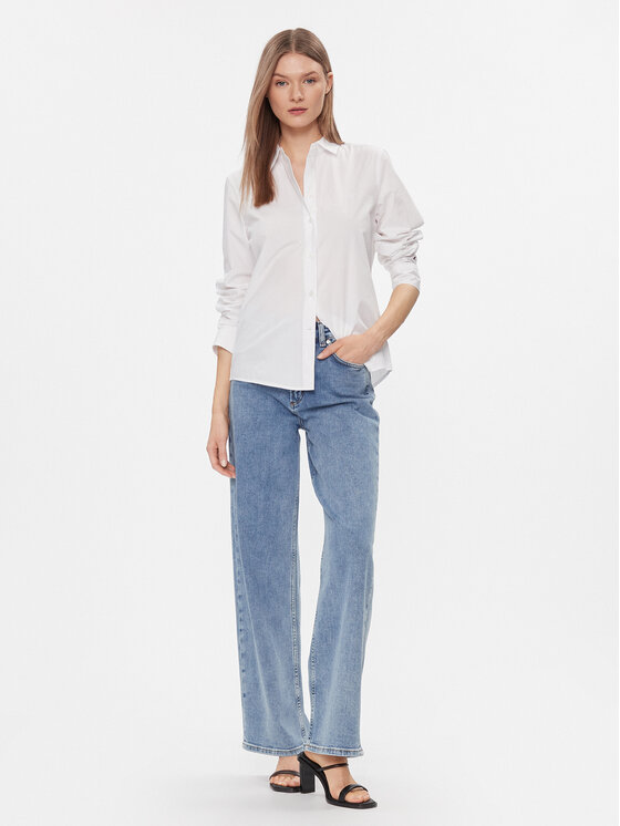 Tommy Hilfiger Tommy Hilfiger Сорочка Essential WW0WW40543 Білий Regular Fit