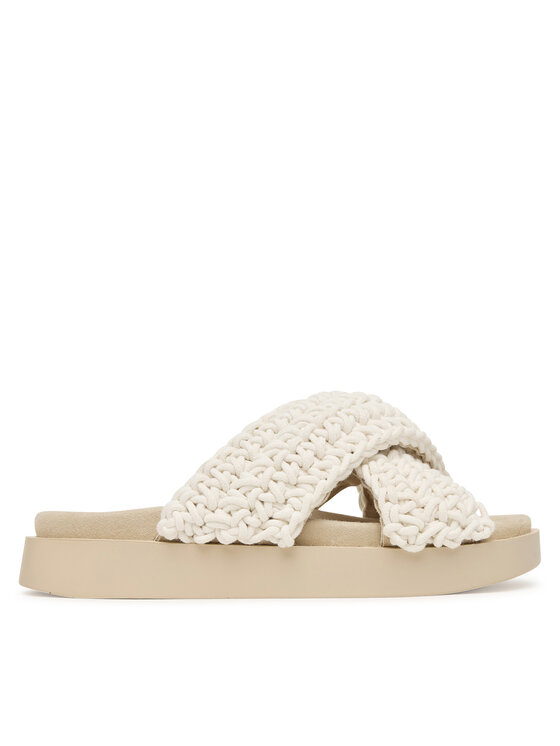 Inuikii Inuikii Şlapi Woven 1004.003.0062 Alb