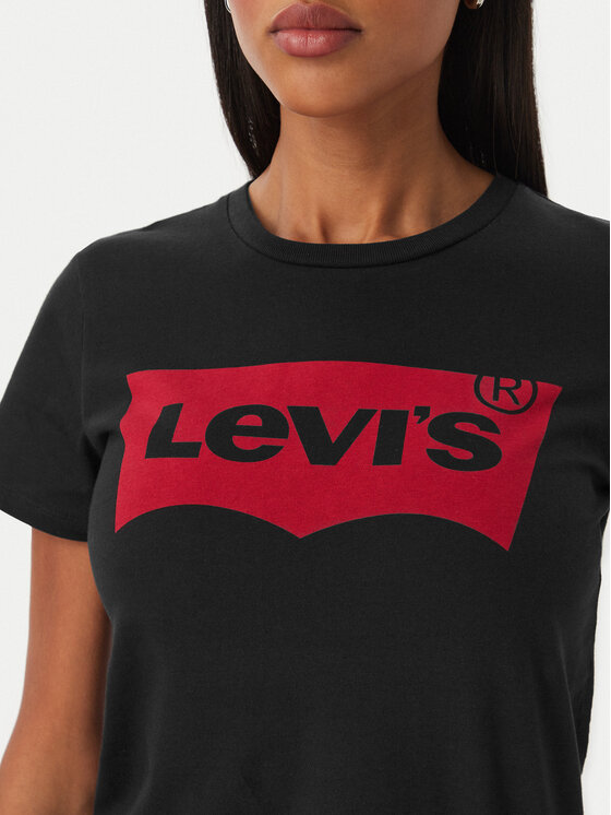 Levi's® Levi's® Тишърт The Perfect Graphic Tee 17369-0201 Черен Regular Fit