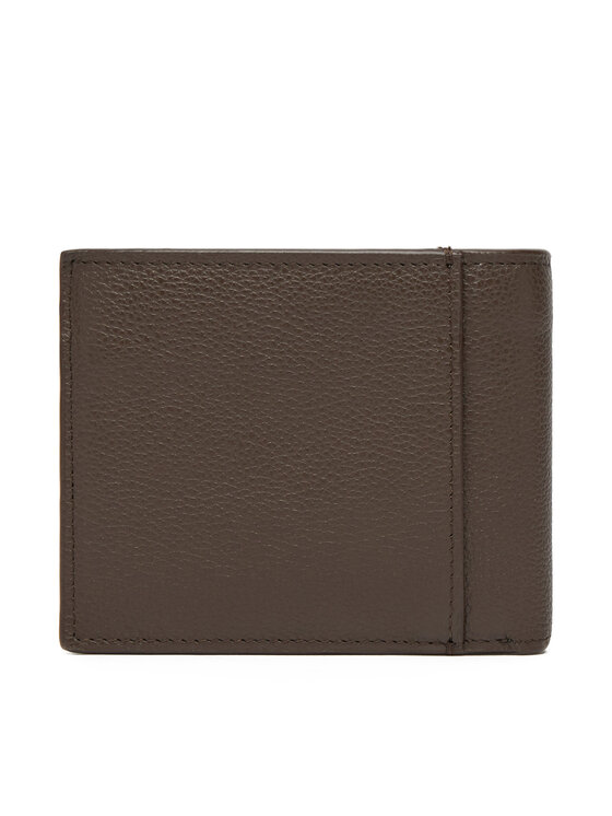 Calvin Klein Calvin Klein Nagyméretű férfi pénztárca Micropebble Billfold W Coin LV04D1033G Barna