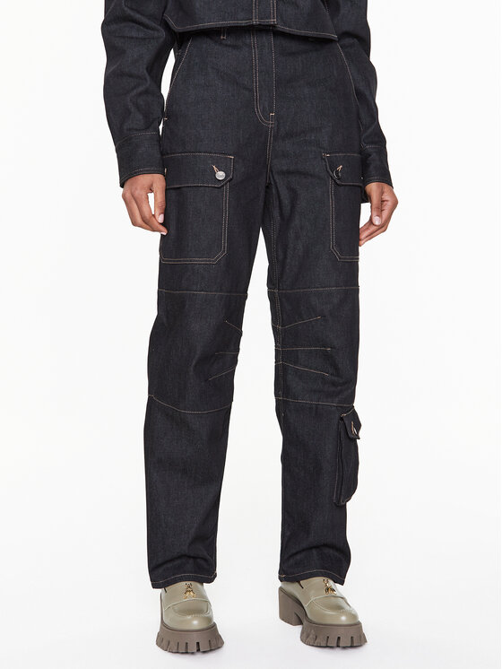 Remain Remain Blugi RM2179 Negru Relaxed Fit