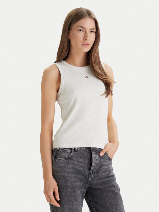 Calvin Klein Jeans Calvin Klein Jeans Felső LV047C201G Bézs Slim Fit