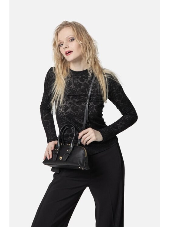 PINKO PINKO Halenka Marinara Černá Regular Fit