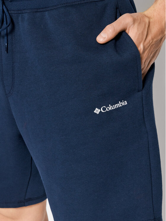 Columbia Columbia Спортни шорти Logo Fleece 1884601464 Тъмносин Regular Fit