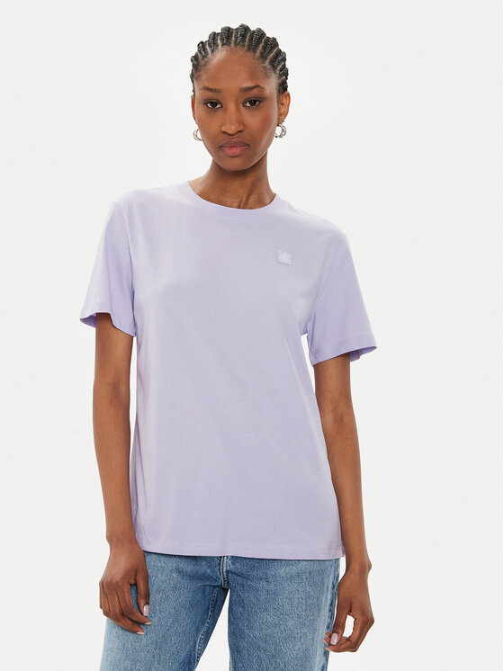 Calvin Klein Jeans Tricou J20J223226 Violet Regular Fit