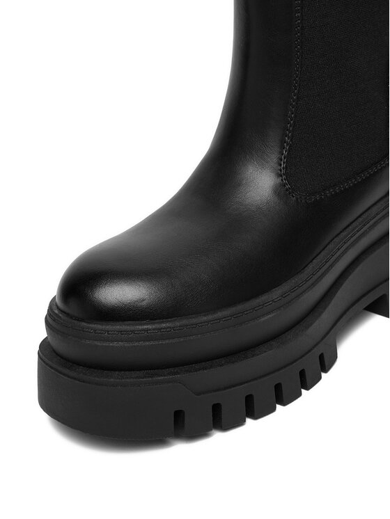 DeeZee DeeZee Kotníková obuv s elastickým prvkem CEO-HY60290S-1 Černá