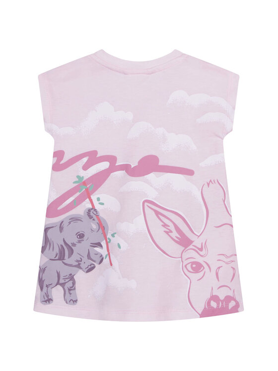 Kenzo Kids Kenzo Kids Set Kleid und Mütze K98105 Rosa Regular Fit