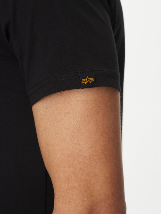 Alpha Industries Alpha Industries T-särk Camo Puff 146506 Must Regular Fit