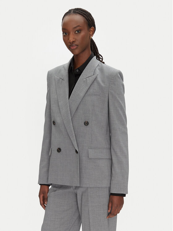 BOSS Sako Jaleto9 50543302 Sivá Slim Fit