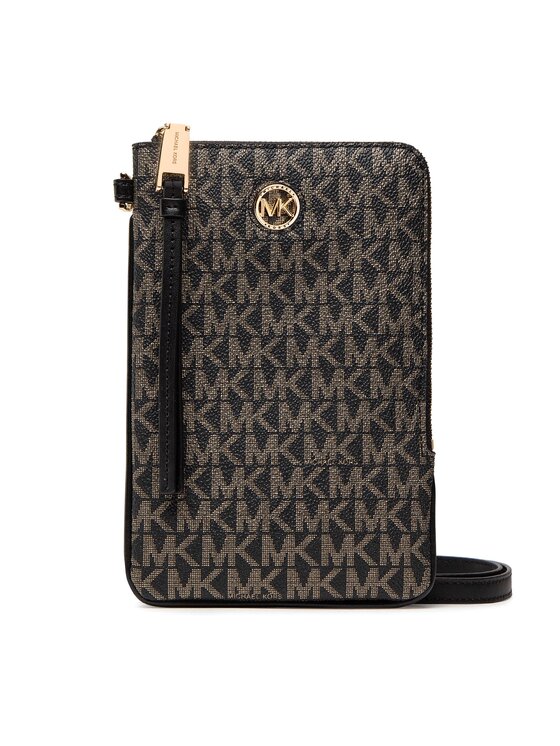 MICHAEL Michael Kors MICHAEL Michael Kors Etui pentru telefon Heritage 34F2G5HN6O Negru