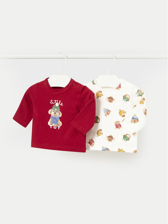 Mayoral Mayoral Set di 2 magliette 2029 Multicolore Regular Fit