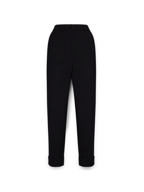 Elena Mirò Elena Mirò Pantaloni di tessuto P801P000340N033 Nero Regular Fit