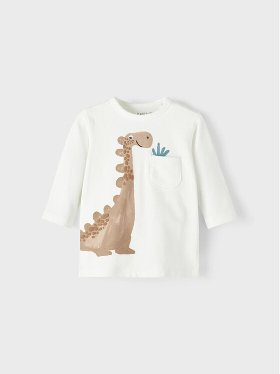 NAME IT NAME IT Μπλουζάκι 13212749 Λευκό Regular Fit