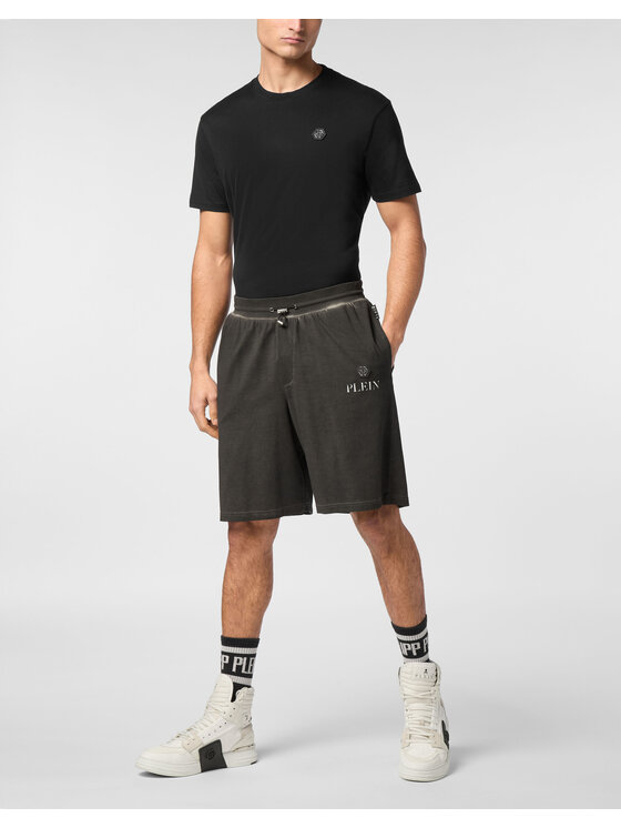 PHILIPP PLEIN PHILIPP PLEIN Szorty sportowe 24679 Czarny Jogger Fit