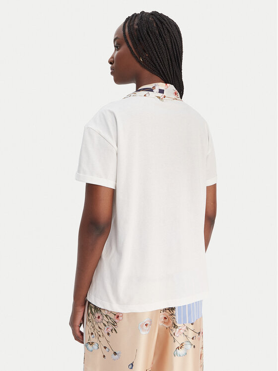 Liu Jo Liu Jo T-krekls WA6189 J6308 Balts Regular Fit