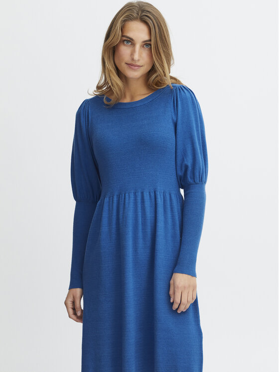 Fransa Vsakodnevna obleka 20611826 Modra Regular Fit