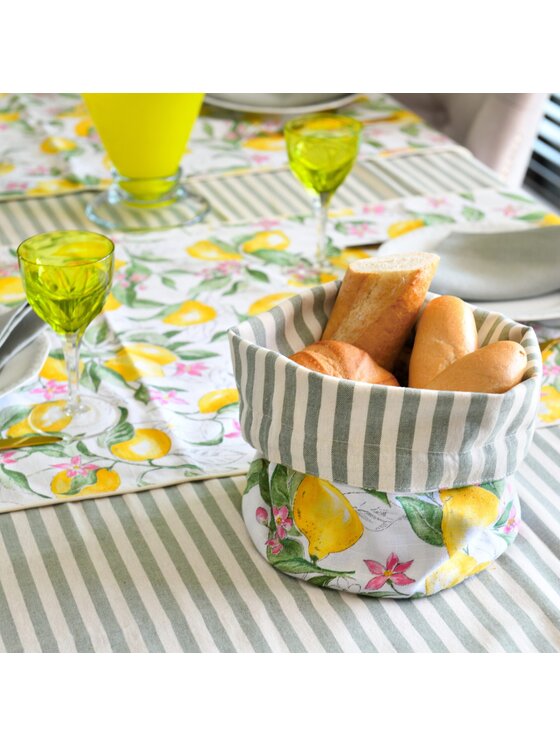 Roseberry Home Roseberry Home Obrus z motywem cytryn Lemonade Żółty
