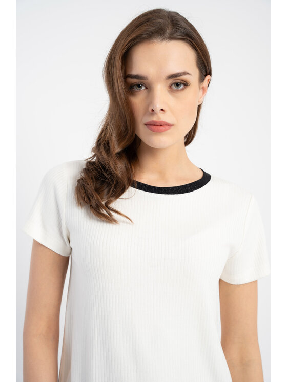 CLICK CLICK Μπλουζάκι 72-002 Λευκό Regular Fit