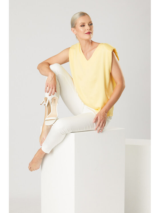 QUIOSQUE QUIOSQUE Halenka 16-X-200 Žlutá Regular Fit