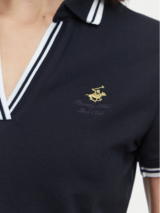 Beverly Hills Polo Club Beverly Hills Polo Club Polo P-SS26W-P0300 Σκούρο μπλε Regular Fit
