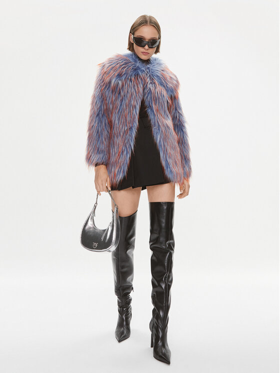 PINKO Pinko Kažoks Crudelia 102000 A18C Zils Regular Fit